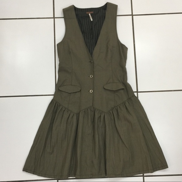 Free People Dresses & Skirts - Free People Olive Dress
